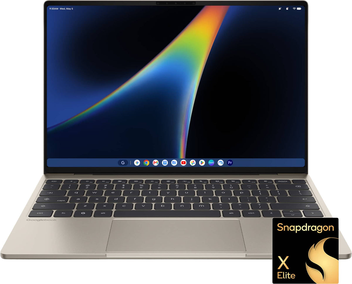 Dell - XPS Googlebook - 13.4" 2.5K Touchscreen Laptop - Snapdragon X Elite X1E-80-100 2024 - 16GB Memory - 512GB Storage - Shimmer