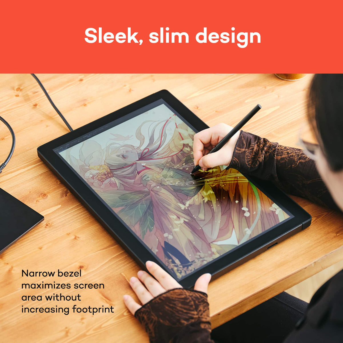 Wacom - Cintiq 16 Drawing Tablet - Black