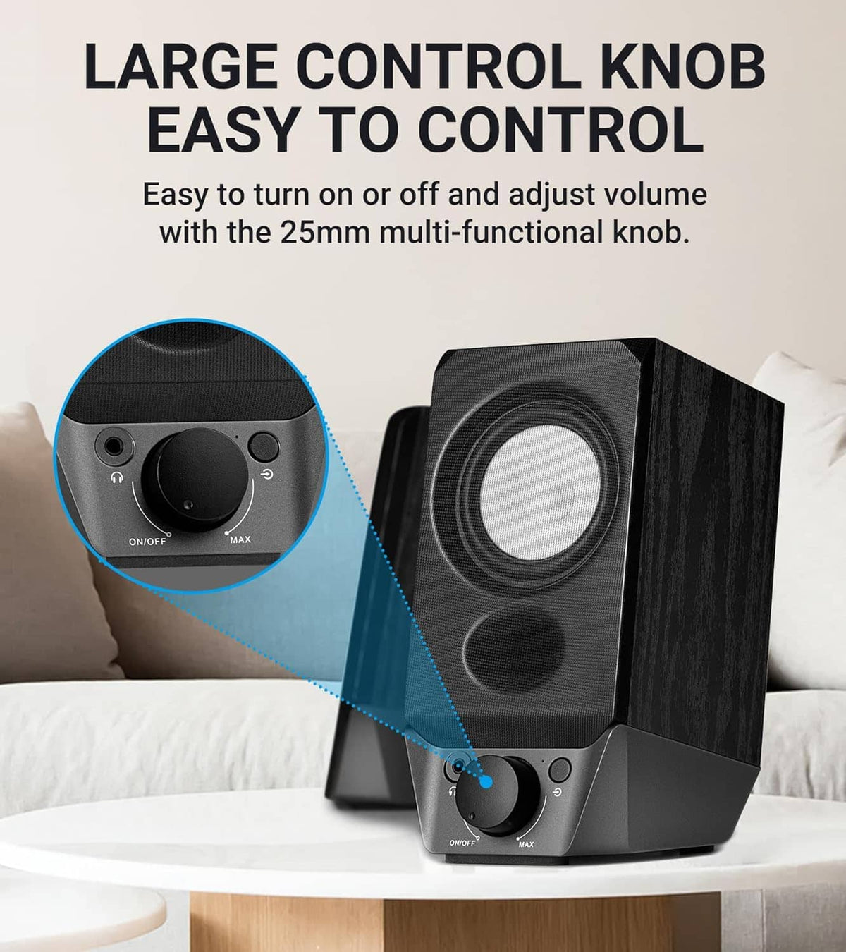Edifier - R19BT 2.0 Bluetooth Bookshelf Speakers (Pair) - Black