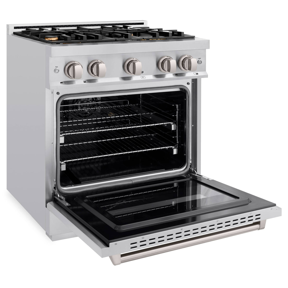 ZLINE - 30 in. Wide 4 Burner Classic Gas Range with Convection Oven (CGR-BR-30) - Stainless Steel