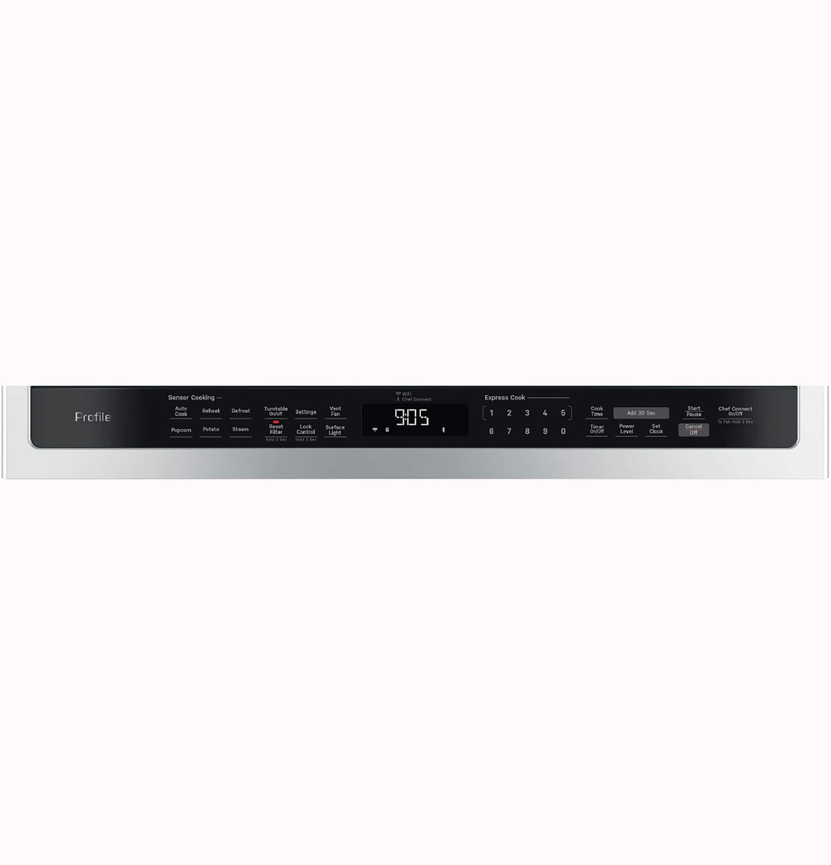 GE Profile - 2.1 Cu. Ft. Over-the-Range Microwave with Sensor Cooking and Chef Connect - Stainless Steel