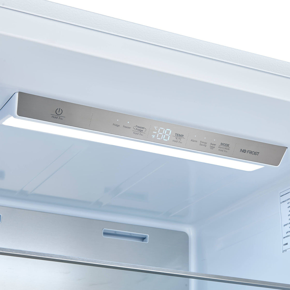 Forno Appliances - Maderno 13.6 Cu. Ft. Right Swing Upright Convertible Freezer with Antique Brass Handles - White