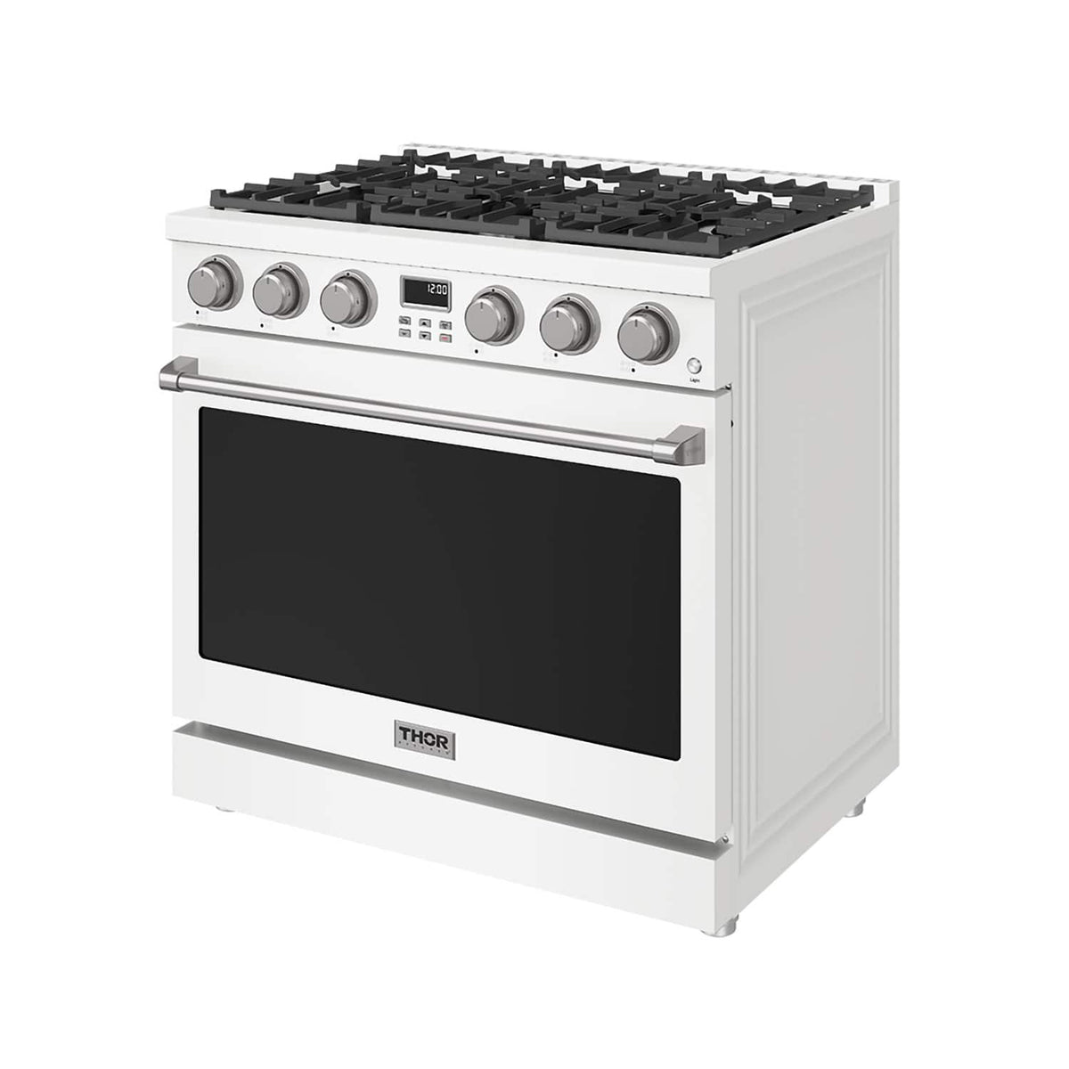 Thor Kitchen - 6.0 Cu. Ft. Freestanding Gas Convection Range - Matte White