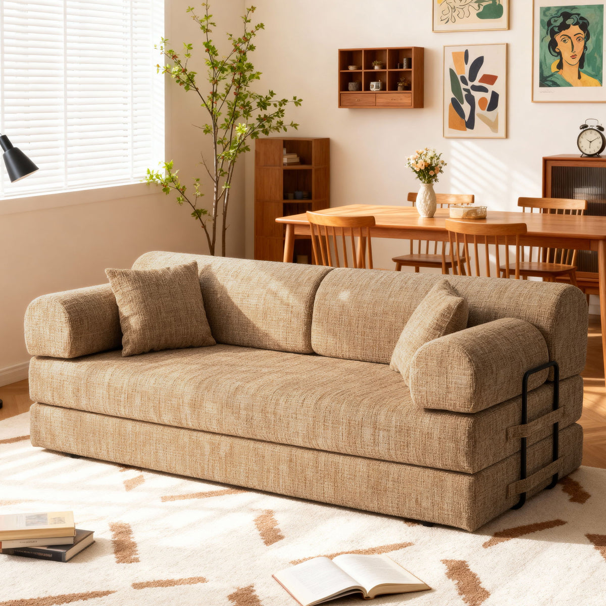 Sofá cama convertible para sala de estar