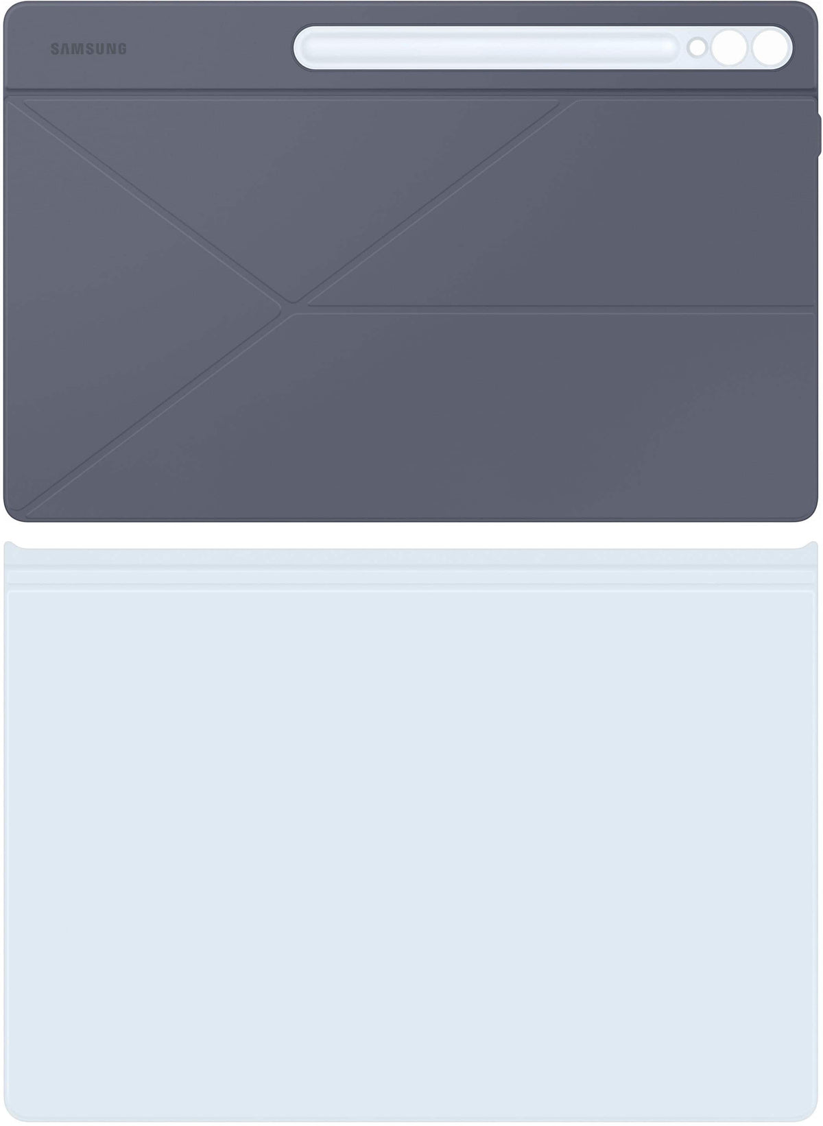 Samsung - Galaxy Tab S10 Ultra/S9 Ultra Smart Book Cover - Blue