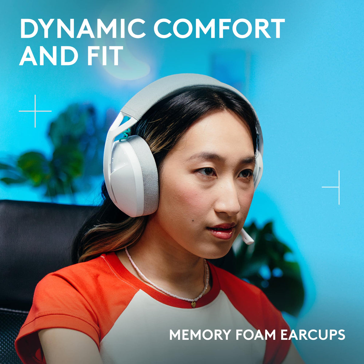 Logitech - G321 LIGHTSPEED Wireless Over-the-Ear Bluetooth Gaming Headset for Windows, PS4, PS5, Nintendo Switch, Mobile - White