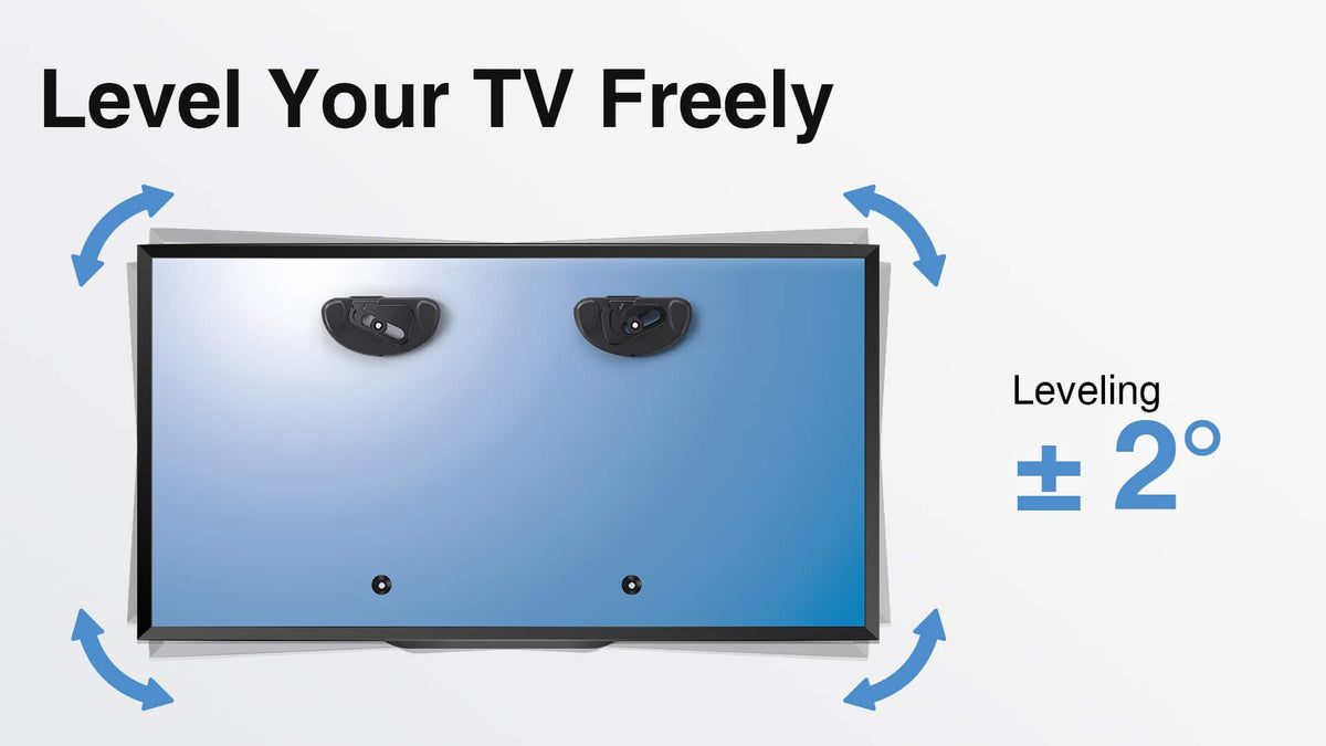 ErgoAV - AnyWall Ultra Slim TV Mount for 40″ to 90″ TVs™ - Black