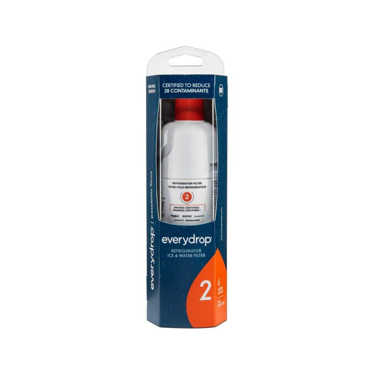 Whirlpool - Everydrop 2 Ice and Water Filter - White