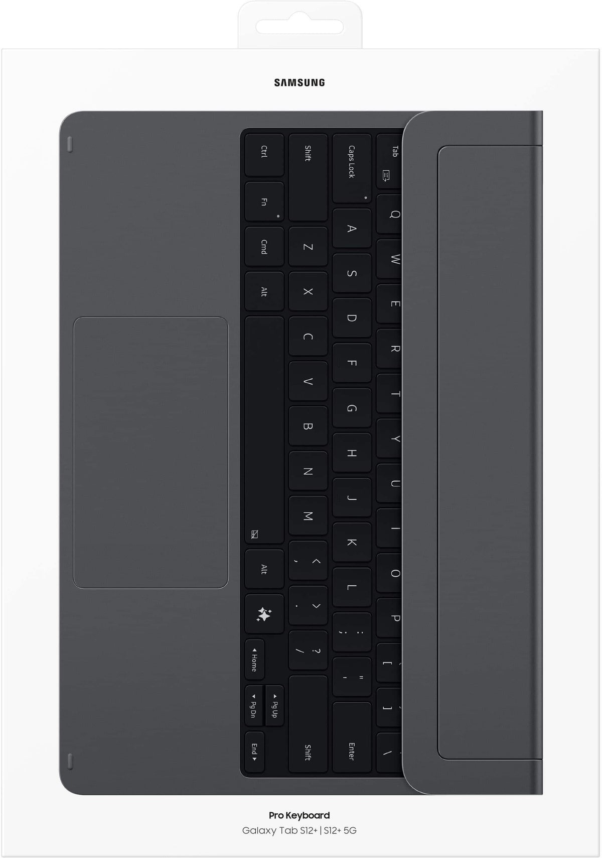 Samsung - Galaxy Tab S12+ Pro Keyboard - AI Key - Gray