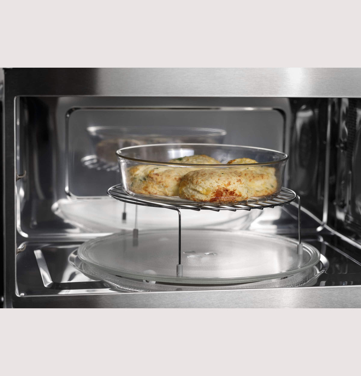 GE Profile - 1.7 Cu. Ft. Convection Built-In Microwave with Sensor Cooking and Fast Cook - Stainless Steel