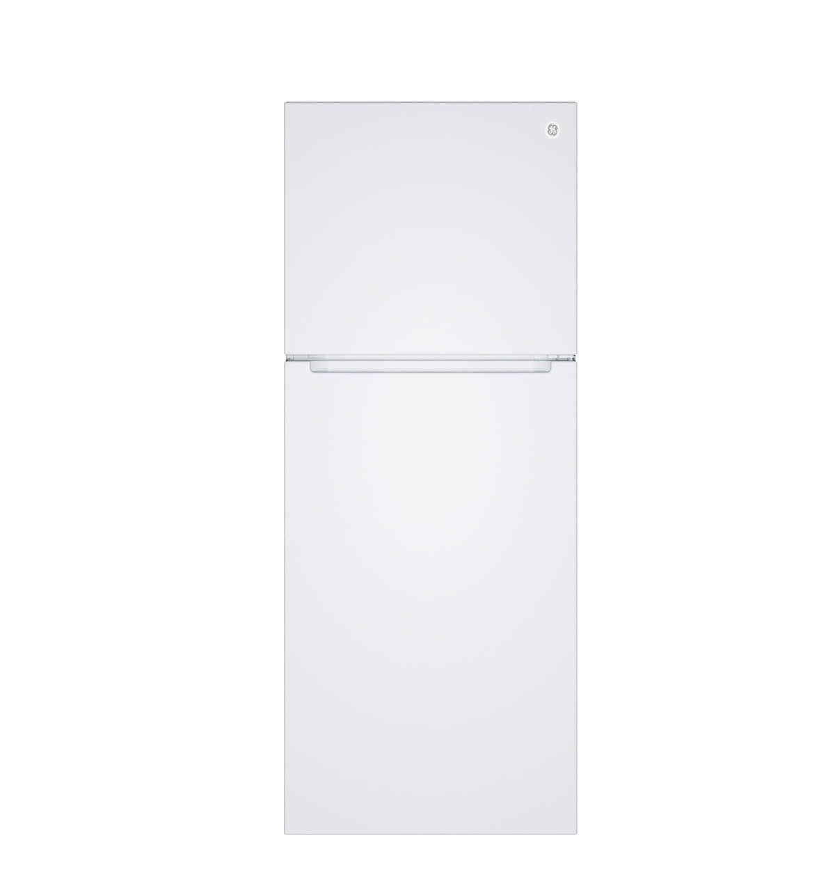 GE - 24 in. Wide 11.9 Cu. Ft. Energy Star Top-Freezer Refrigerator - White