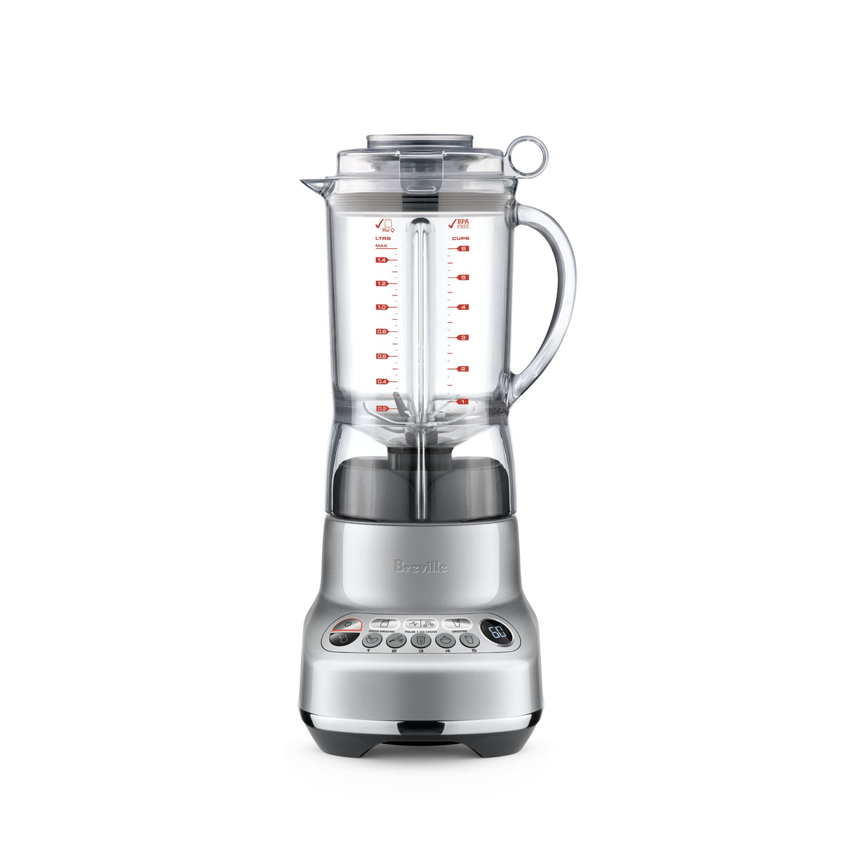 Breville - 5-Speed Blender - Silver