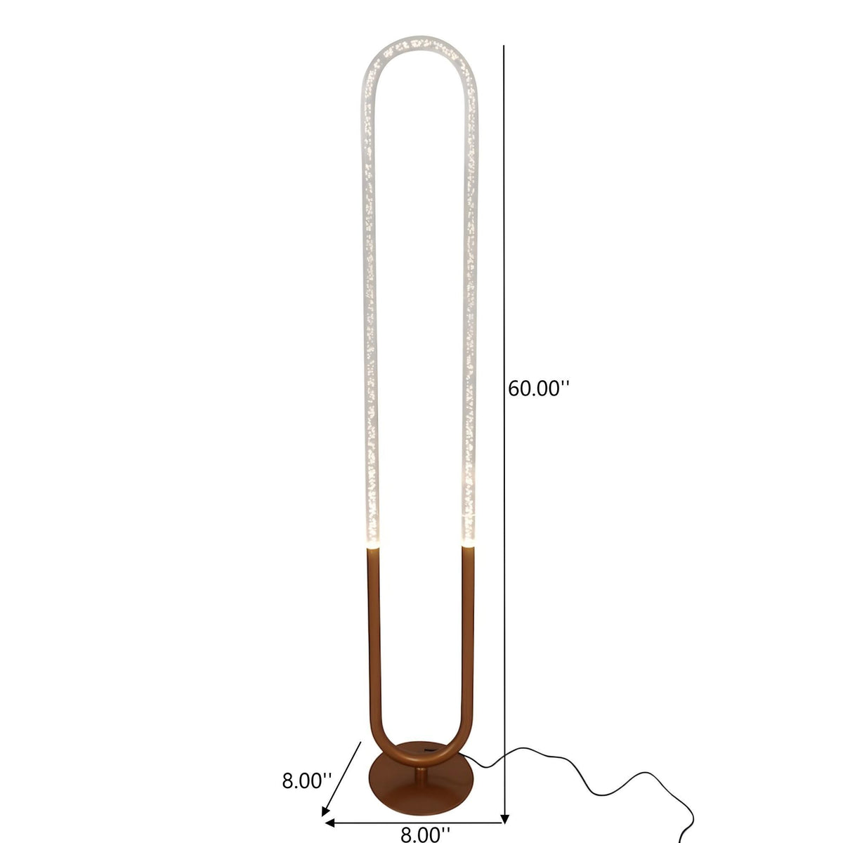 Zeon - Lámpara de Pie LED, 110 - 120V - Bronce