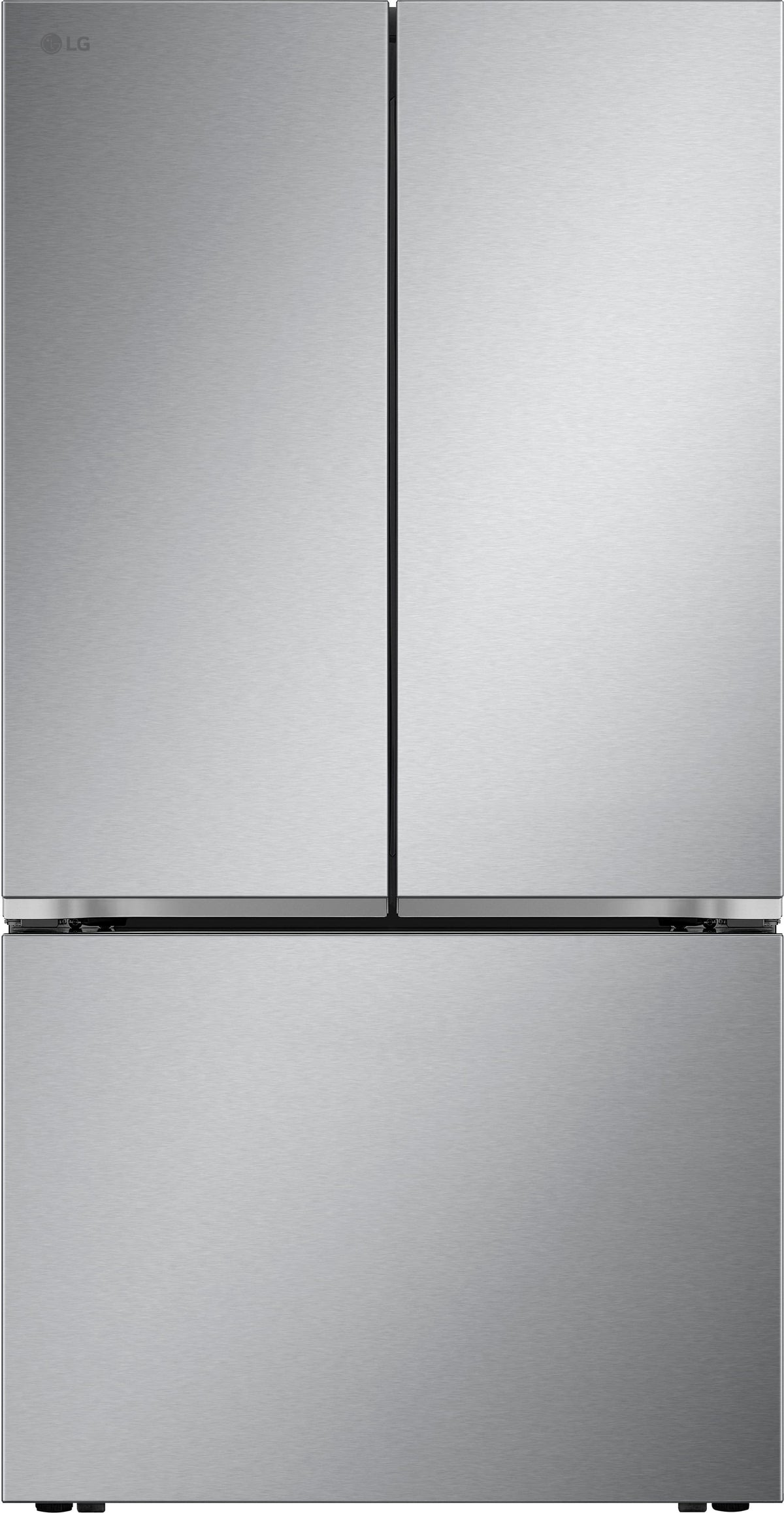 LG - 36-in Standard-Depth MAX 31.7 Cu. Ft. French Door Smart Refrigerator with Internal Water Dispenser - Stainless Steel
