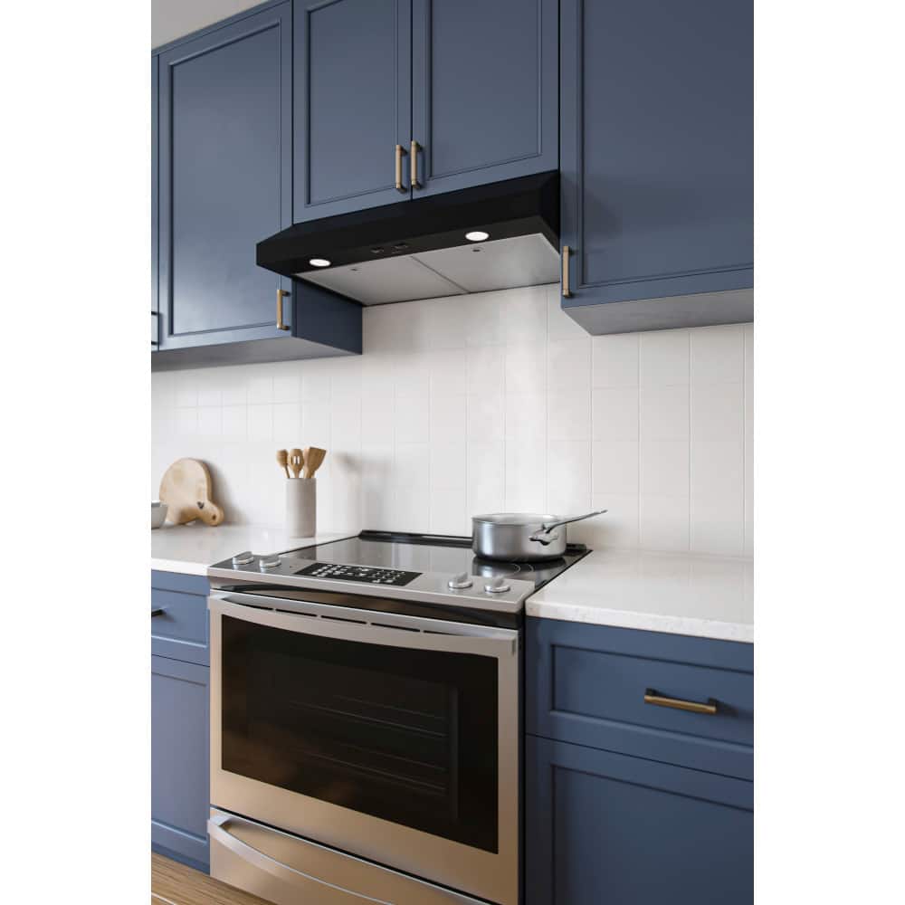 Broan - 42 inches - Convertible - Under cabinet Range Hood - Black