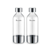 Breville - the InFizz Bottles 1L - 2 Pack - Clear