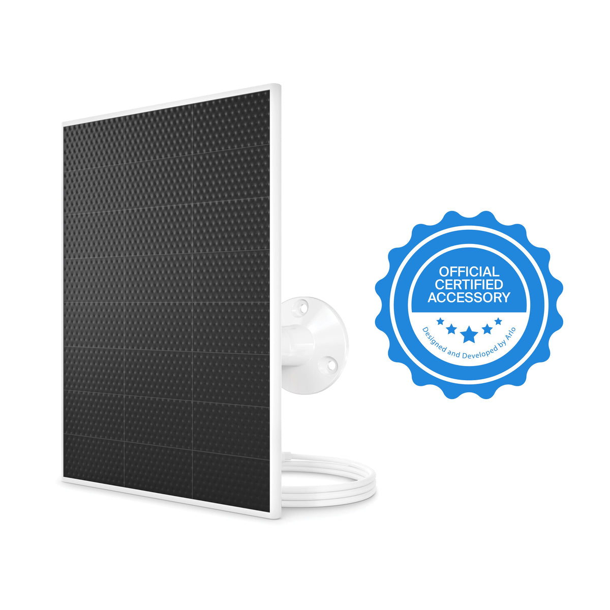 Arlo - Mountable Solar Panel Charger, 2025 Release - White