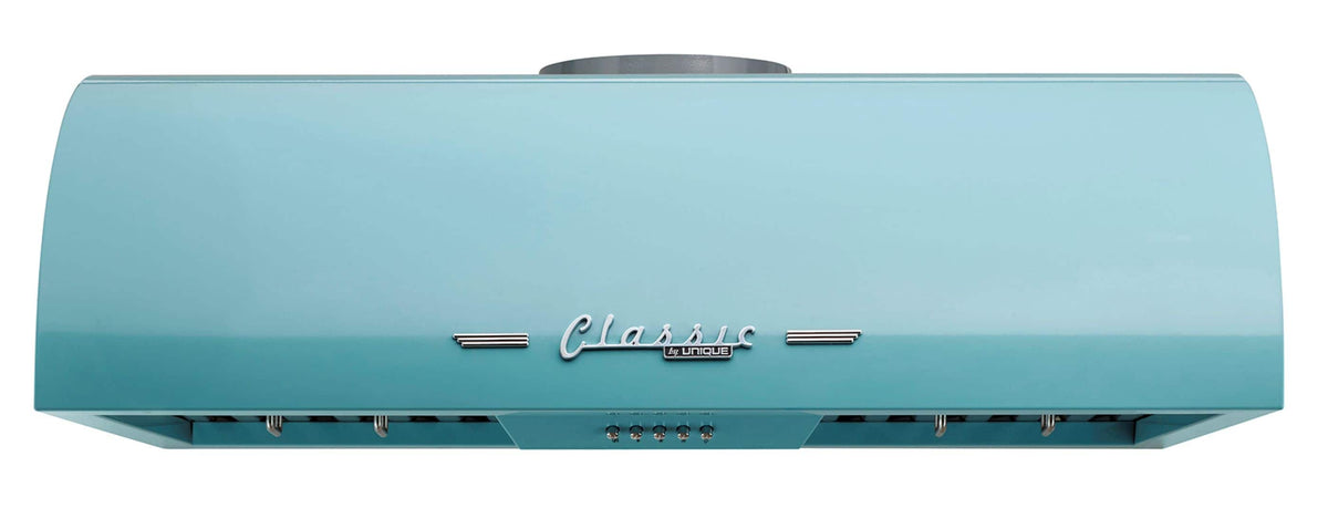 Unique Appliances - 30 inches - Externally Vented - Under cabinet Range Hood - Ocean Mist Turquoise