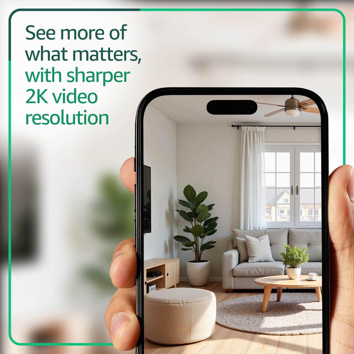 Blink - Mini 2K+ Compact plug-in security camera, 2K video resolution, color night vision, enhanced audio - 2 Cam - Black