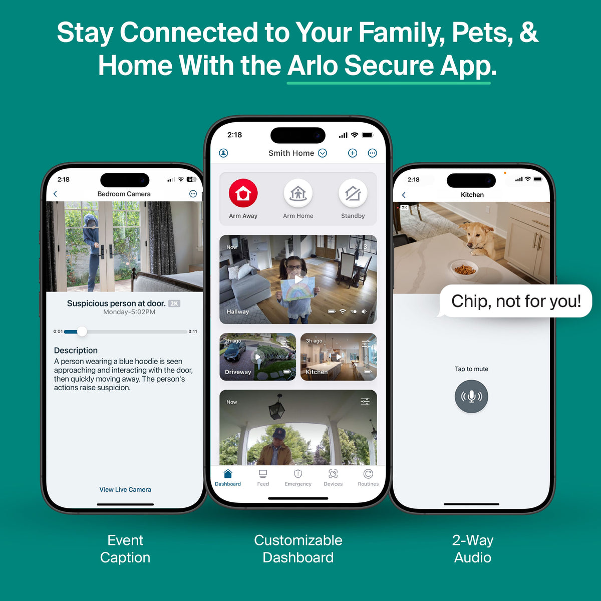 Arlo - Essential Indoor Security Camera 2K (3rd Gen, 2025 Release) - Wired Plug-In Powered, Automated Privacy Shield, 1-Cam - White