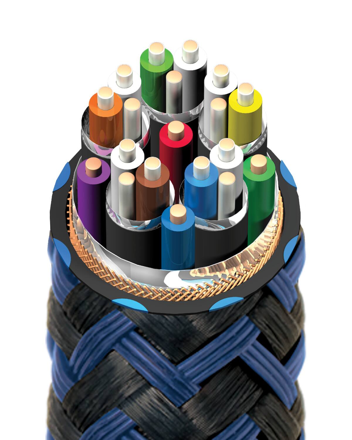 AudioQuest - Vodka 48 4.9' 4K-8K-10K 48Gbps HDMI Cable - Blue on Black
