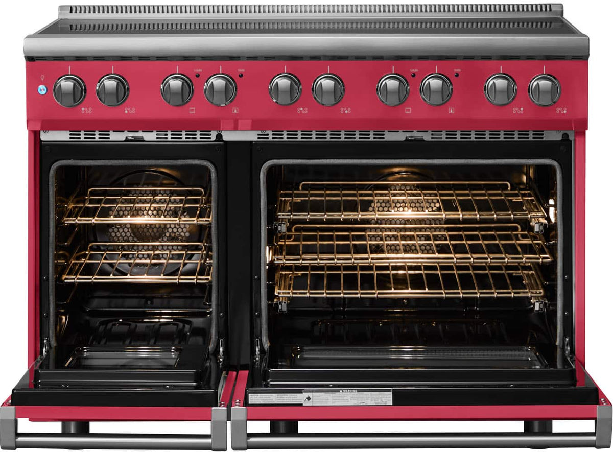 Viking - 48 in. Wide 6 Elements Pro 5 Series 7.3 Cu. Ft. Freestanding 6 Element Induction Convection Range - Valentine