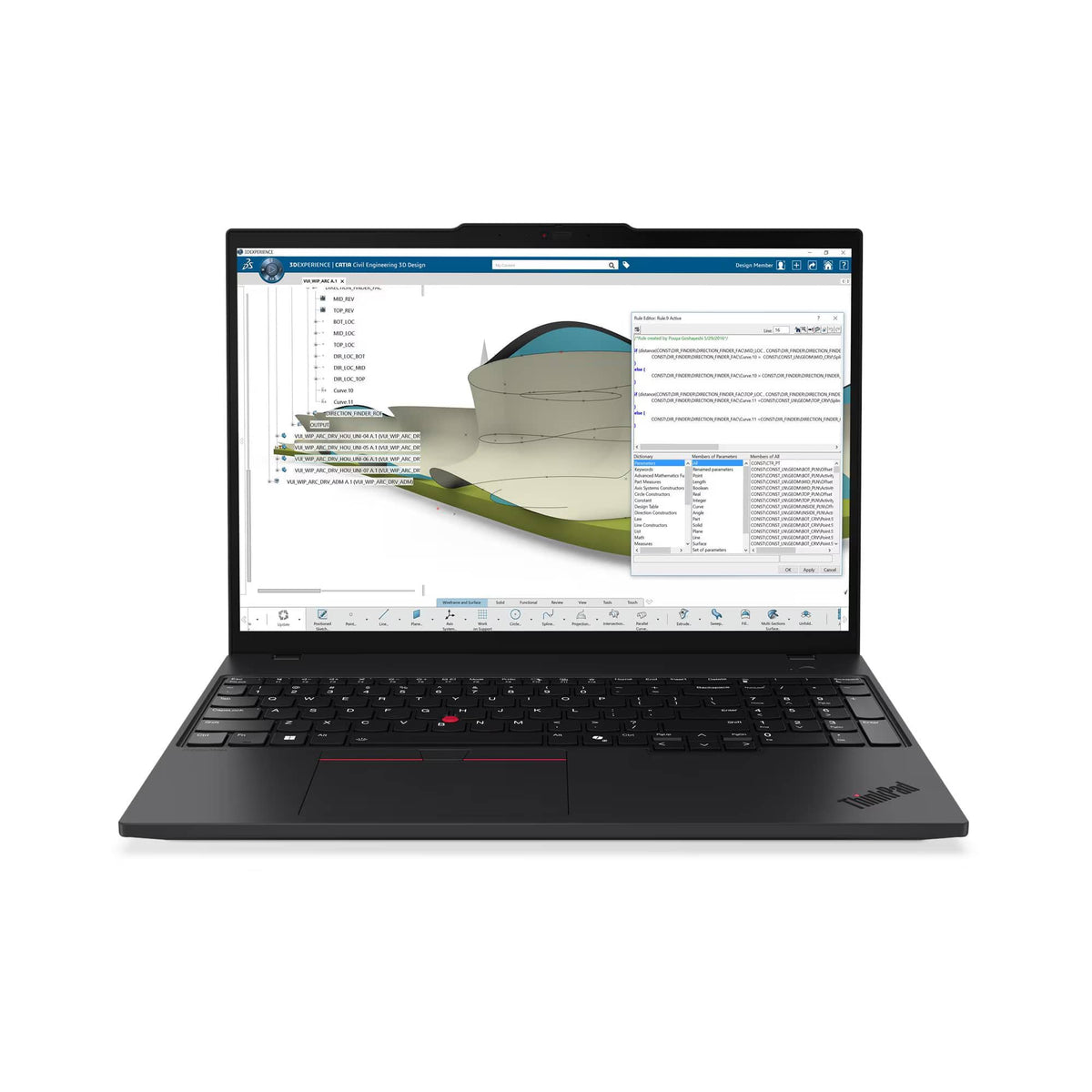Lenovo - ThinkPad P16s Gen 4 16" Laptop - AMD Ryzen AI 7 PRO 350 with 32GB Memory - 512GB SSD - Black