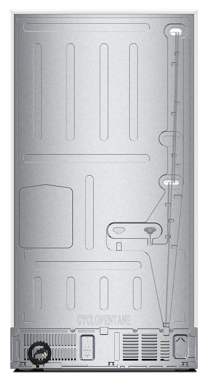 Whirlpool - 36 in. Wide 29 cu. ft. Family-Sized Capacity French Door Refrigerator with Flexible Temperature Drawer - Print Resist Blk Stnlss
