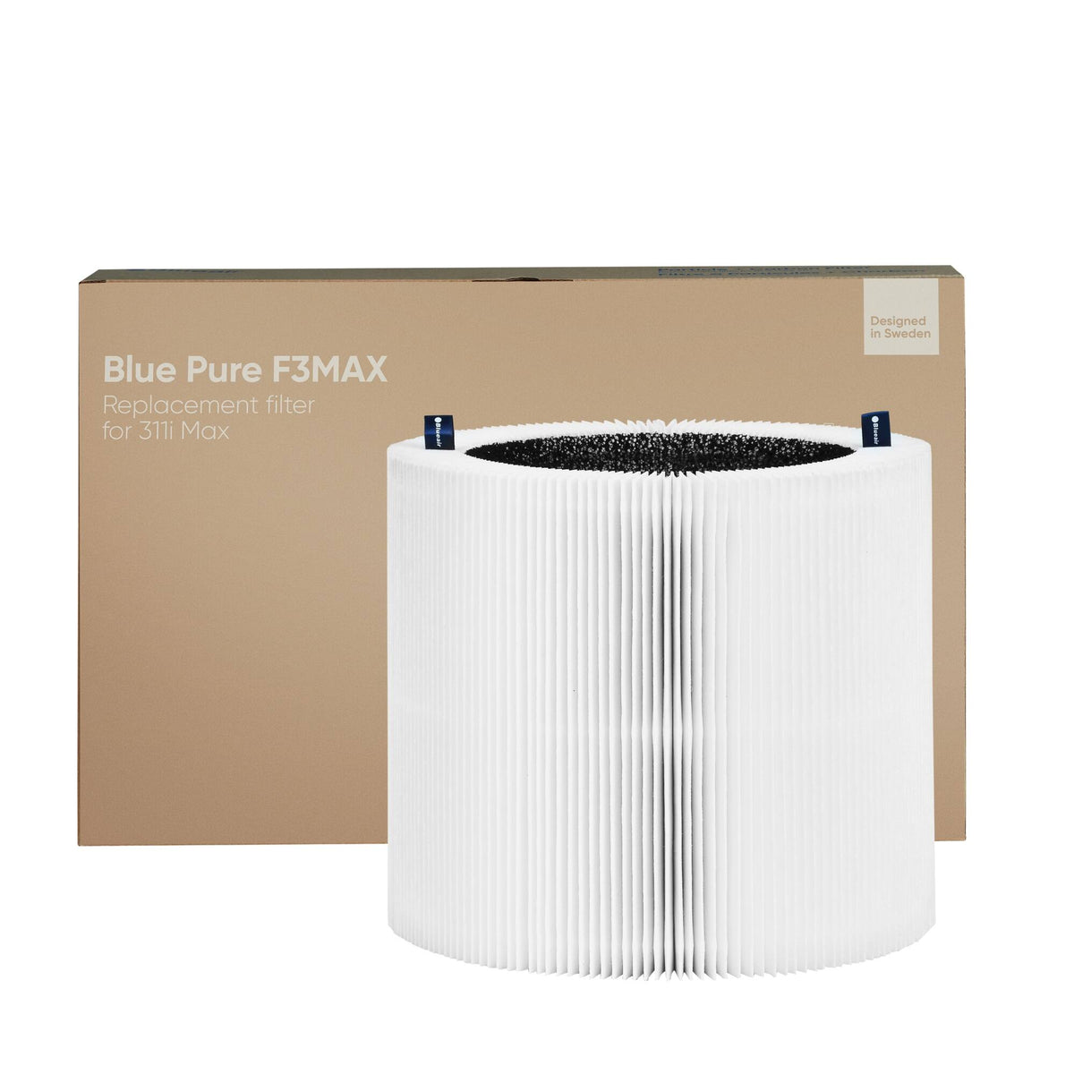 Blueair - Genuine Blue Pure F3MAX Filter for 311i Max Air Purifier, AHAM Certified, HEPASilent, 99.97% Particle Filter - White