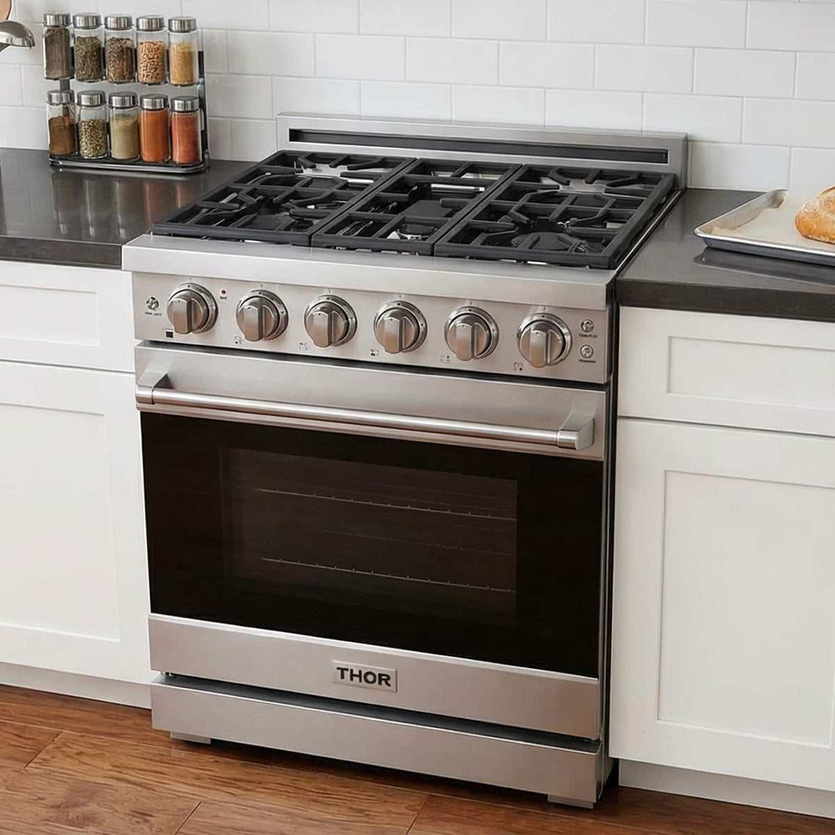 Gordon Ramsay Series by Thor Kitchen 4.55 Cu. Ft Freestanding Liquid Propane Gas Range - Stainless Steel