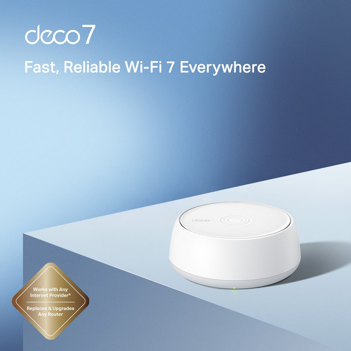 TP-Link - Deco 7 BE5000 Dual-Band Wi-Fi 7 Whole Home Mesh Router System – Deco BE5000 (1-Pack) - White