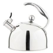 Viking - 2.6 Quart Whistling Tea Kettle with 3-Ply Base - Stainless Steel