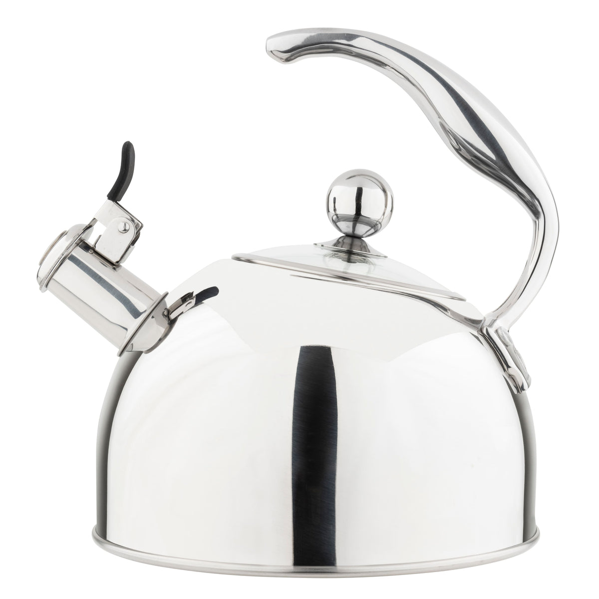 Viking - 2.6 Quart Whistling Tea Kettle with 3-Ply Base - Stainless Steel