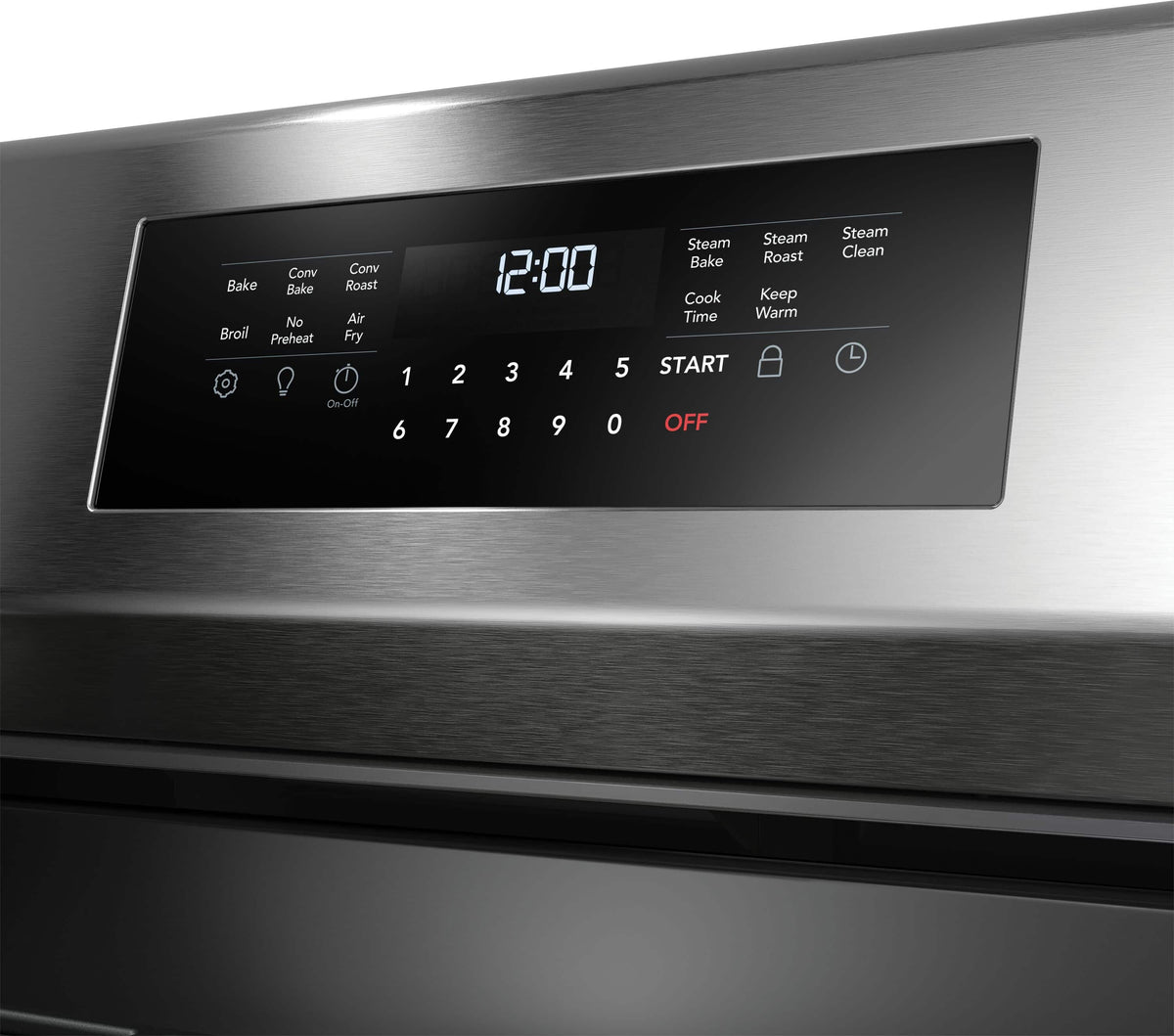 Frigidaire - 30" Rear Control Gas Range with Air Fry - Stainless Steel