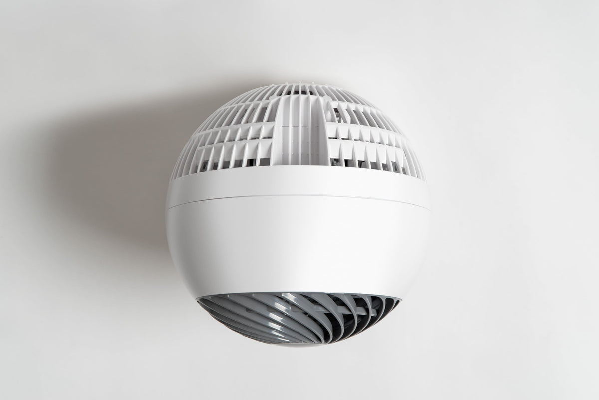 WOOZOO - Compact Globe Oscillating Fan w/ Remote - 5 Speed - White