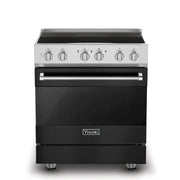 Viking - 30 in. Wide 4 Elements 3-Series Induction Self-Clean Range - Cast Black