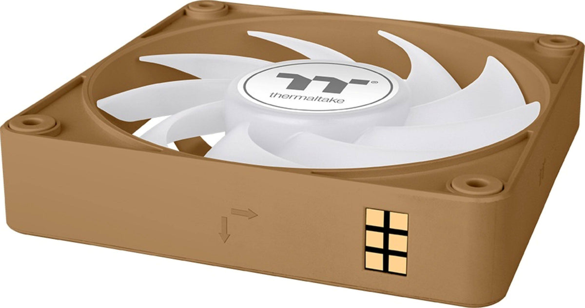 Thermaltake - CT120 EX ARGB Sync 120mm Computer Case Cooling Fan (3-Pack) - Gravel Sand