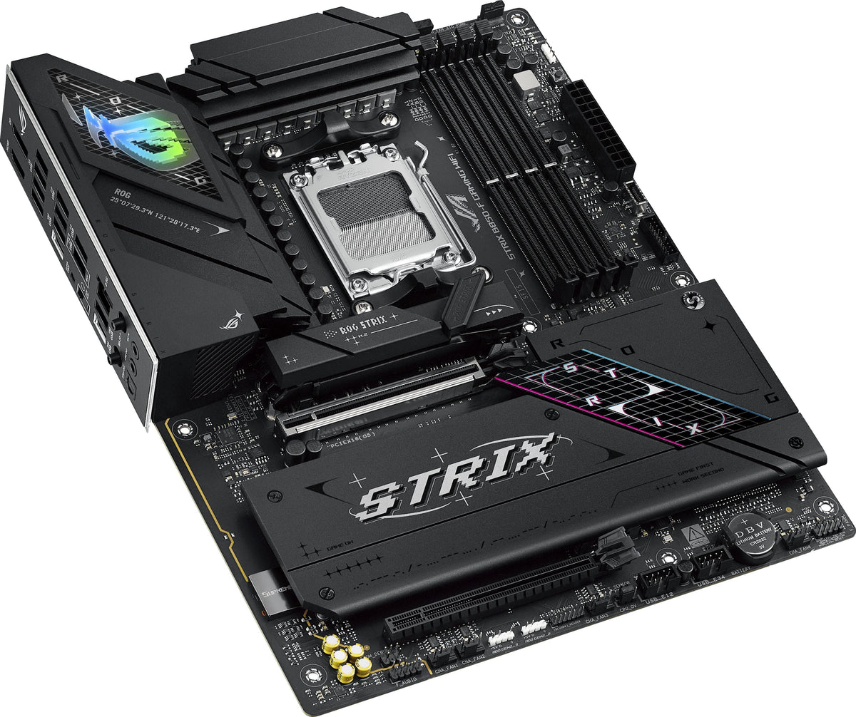 ASUS - ROG Strix B850-F GAMING WIFI (Socket AM5) AMD B850 ATX DDR5 Wi-Fi 7 Motherboard - Black
