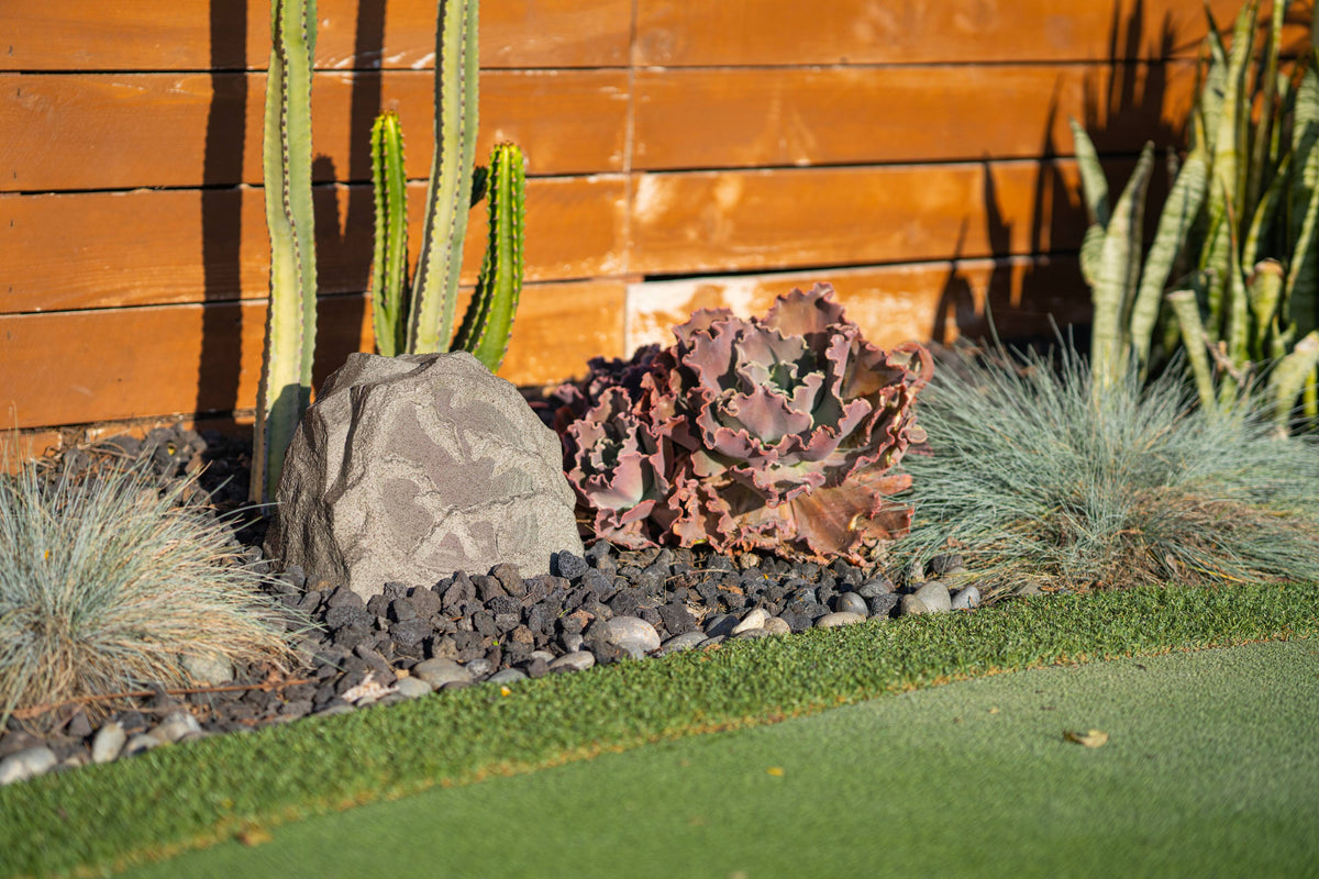 Sonance - RK63 - Rocks 6-1/2" 2-Way Outdoor Speakers (Pair) - Granite