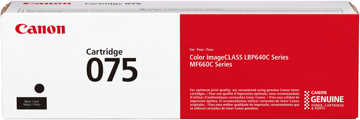 Canon - Toner 075 Standard Yield Toner Cartridge - Black