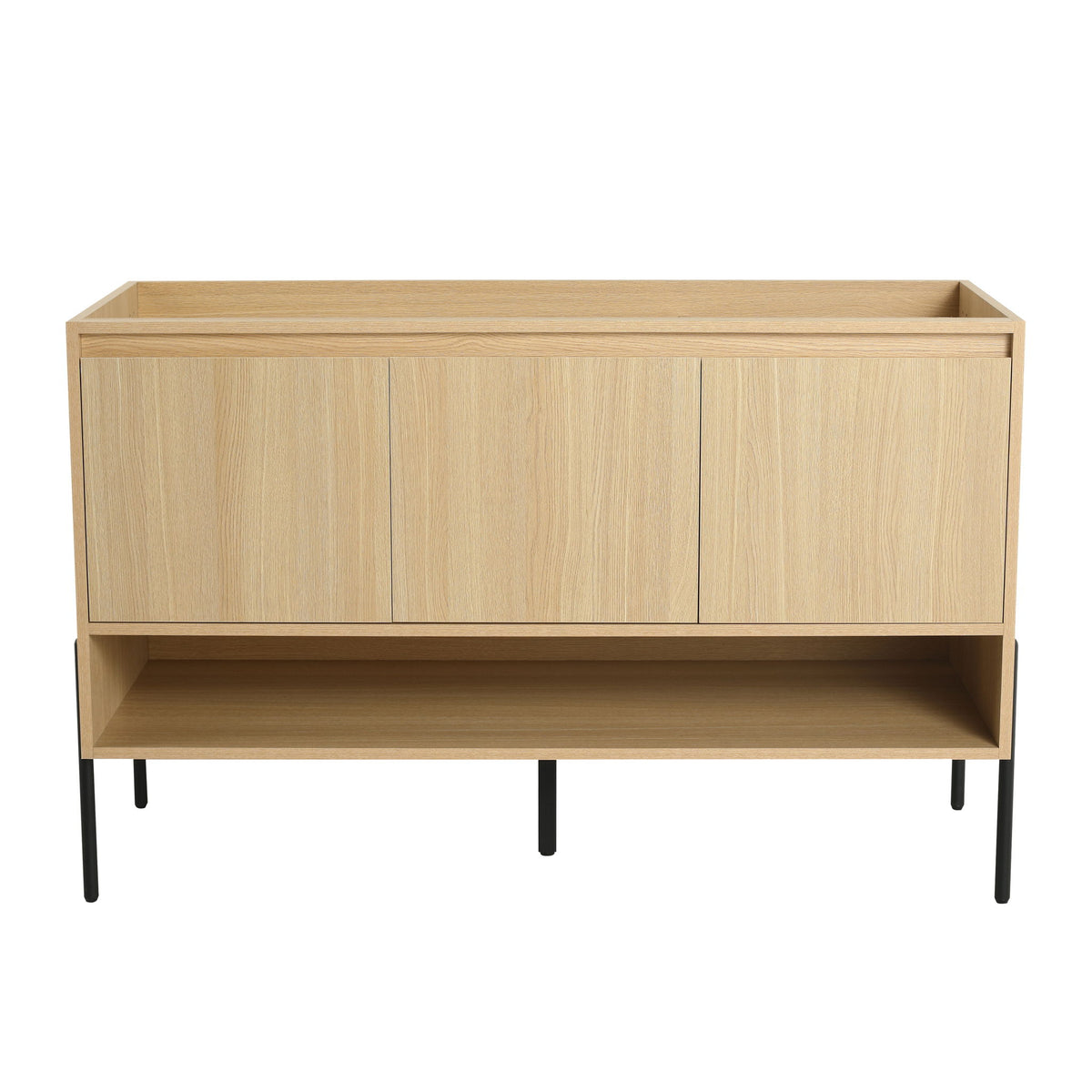 Mueble de baño independiente y puertas de gabinete de cierre suave