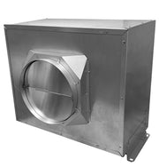 Monogram - 1220 CFM In-Line Blower for Select Island Mount and Wall Mount Ventilation Hoods - Stainless Steel