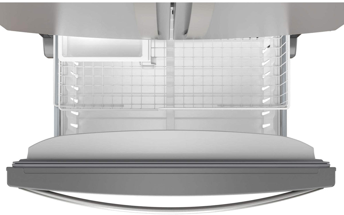 Whirlpool - 36 in. Wide 25 cu. ft. French Door Smart Refrigerator with Elevated Deli Drawer - Stainless Steel