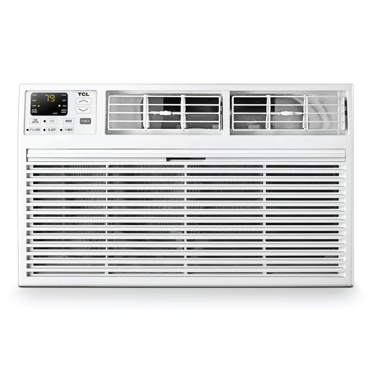 TCL - 450 Sq. Ft. 10,000 BTU Smart Through-the-Wall Air Conditioner with Wi-Fi and Remote - White