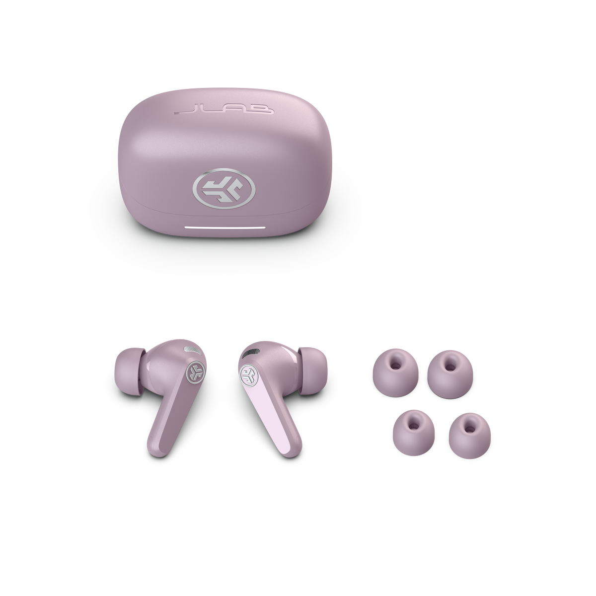 JLab - Jbuds Pods ANC True Wireless Earbuds - Mauve