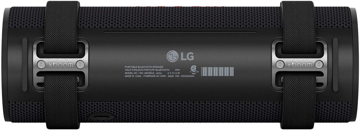 LG - xboom Grab Portable Bluetooth Speaker - Black