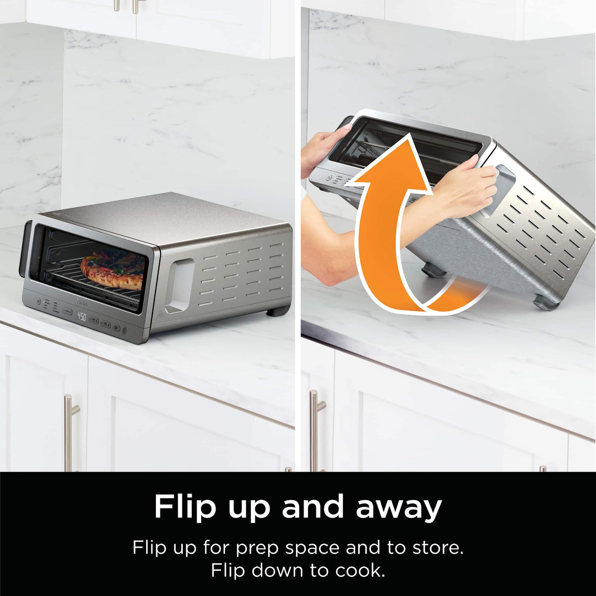 Ninja - Flip Toaster Oven & Air Fryer - Gray