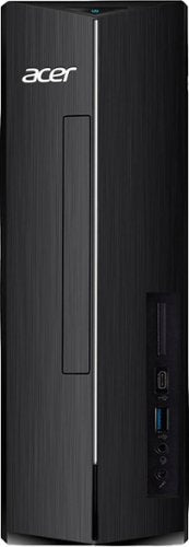 Acer - Aspire XC-1715 Desktop- Intel Processor N150 - 512GB M.2 2280 PCIe SSD-8GB DDR5 Memory - Black