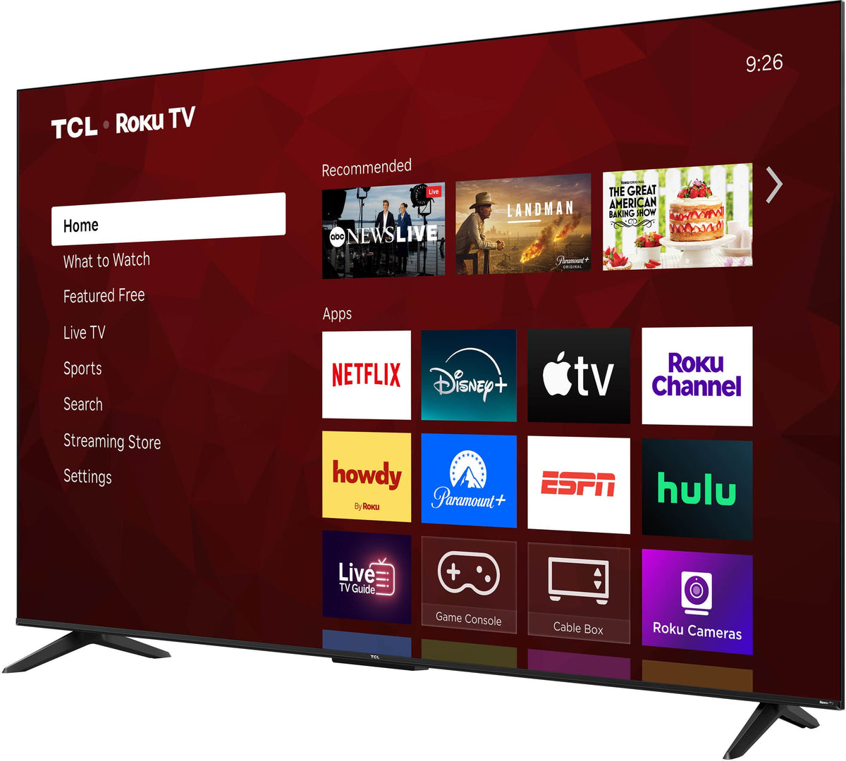 TCL - 65" Class S55LR Series 4K UHD HDR LED Smart TV with Roku TV (2026)