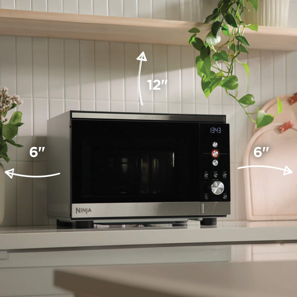 Ninja - Crispi Microwave and Air Fryer with FusionCrisp Technology - Stone Gold